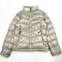【美品/レディースM】モンベル　アルパインダウン ジャケット　アイボリー