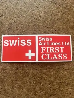 Swiss Air Lines Ltd FIRST CLASS ステッカーのサムネイル