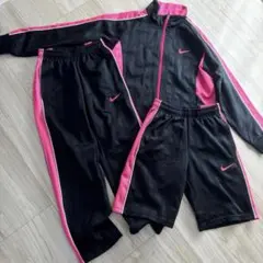 NIKE ジャージ セットアップ ブラック ピンク