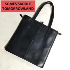 ソメスサドル 本革 トートバッグ レインズ ブラック A4 - メルカリ
