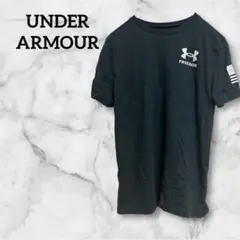 アンダーアーマー Tシャツ 黒 YLG 150 160 ミリタリー スポーツ
