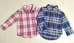 babyGap チェックシャツ 18-24month 90cm 2枚組