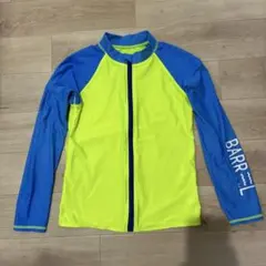 BARREL ラッシュガード イエロー ブルー Mサイズ