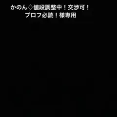 かのん♢値段調整中！交渉可！プロフ必読！様専用