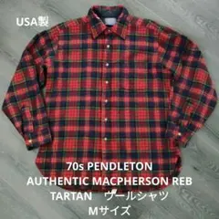 70s Pendleton USA製　ウールシャツ Mサイズ