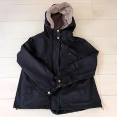 チャオパニック　マウンテンパーカー　2way　ボアフード付き　ネイビー