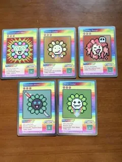 村上隆 MURAKAMI.FLOWERS NFT トレカ 4枚セット - メルカリ