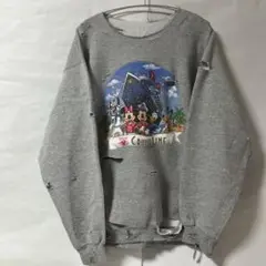 90s ディズニー ボロスウェット クラッシュ 常田 一点物