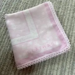 Clathas クレイサス　超大判ハンカチ　57cm ライトピンクのサムネイル