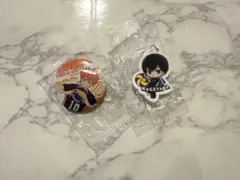 くら寿司 ハイキュー コラボ　めじるしチャーム　缶バッジ