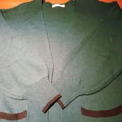 L〜LLサイズ（大きめ） SHOO-LA-RUE グリーン ロングカーディガン