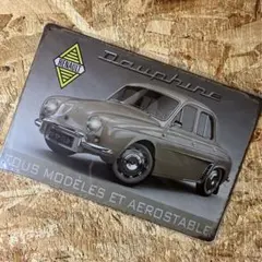 RENAULT Dauphine メタルサインプレートのサムネイル