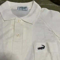 クロコダイル　ポロシャツ Lサイズ　レモン色