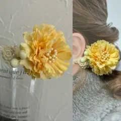 ポニーフック　ハンドメイド　ヘアーアクセサリー
