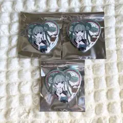 初音ミク ピアプロ ツリービレッジ ツリビレ ハート缶バッジ MEIKO 7点