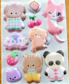 ぷっくりシール