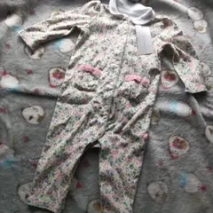 花柄ロンパース フリル襟付き　ラルフローレン