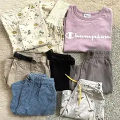 男の子　おまとめ 8点セット　110 ナチュラルのサムネイル