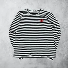 COMME des GARCONS PLAY ボーダーロンT コムデギャルソン