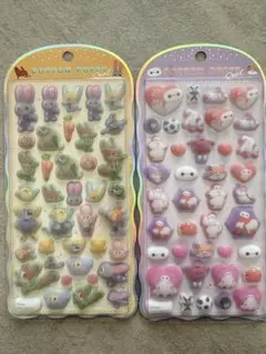 【正規品】コットンパフィーシール ズートピア & ベイマックス　２枚セット