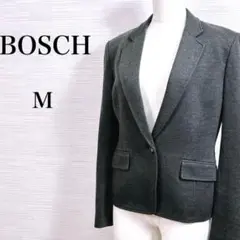 ★美品 ボッシュ　テーラードジャケット　1つボタン　グレー　M