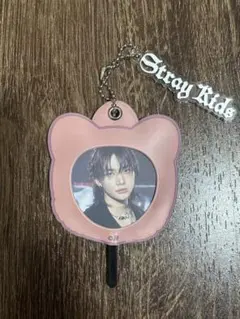 Stray Kids スキズ ヒョンジン ミニうちわ型キーホルダー JYP
