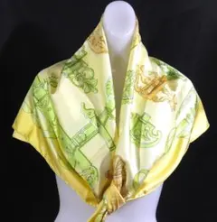 新品未使用品　エルメス HERMES 　大判シルクスカーフ　カレ90　 D586