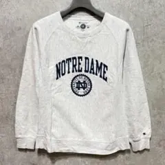 00s Champion リバースウィーブ プリントスウェット M相当 ホワイト