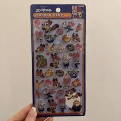 ズートピア ボンボンドロップ シール 正規品