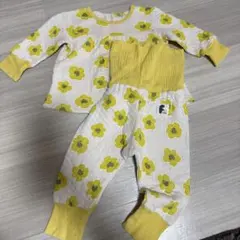 【43】花柄ベビーパジャマ