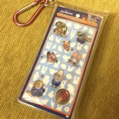 ボンボンドロップシール　ミニ　ズートピア　正規品　おすそわけ　8個　ポーチ付