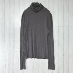 H&M タートルネック　ダークブラウン【XS】　薄手