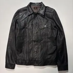 Lee real leather tracker jacket Blackのサムネイル