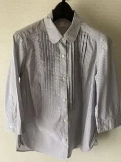 新品)JETSETTER SUPER FABRIC フリルストライプ長袖シャツ | Mercari