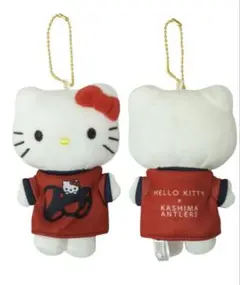 【未使用】【鹿島アントラーズ】Jリーグ×ハローキティ ぬいぐるみ・マスコット