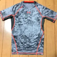 UNDERARMOUR着圧コンプレッションウェア半袖LメンズGRAY送料無料
