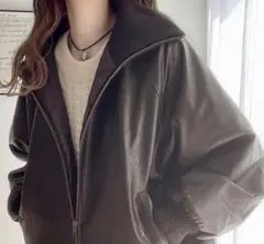 Javaコラボリブタートル　フェイクレザージャケット
