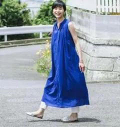 北欧、暮らしの道具店 旅の気分に着がえよう ピンタックロング