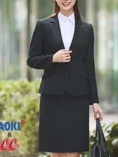 LES MUES 黒 リクルートスーツ