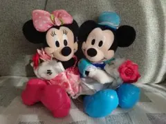 ミッキー・ミニー ぬいぐるみセット DENPO 115 NTT ORIGINAL