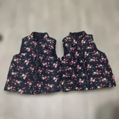 baby GAP 花柄 ダウンベスト