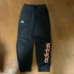 adidas 黒 ジャージ長ズボン　150cmのサムネイル