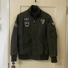 美品 デグナーソフトシェルG-1タイプフライトジャケット グリーン 美品 デグナーソフトシェルG-1タイプフライトジャケット グリーン