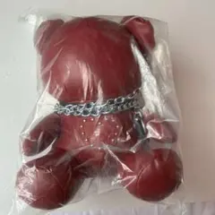 レザー テディベア 2体セット ブラック - メルカリ