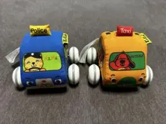 【K's kids】 布製プルバックカー 2台セット