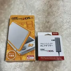New Nintendo 2DS LL ホワイト/オレンジ 本体ソフト多数