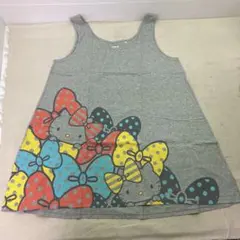 UNIQLO　ユニクロ　　ハローキティ　ノースリーブ　チュニック　Tシャツ　FO