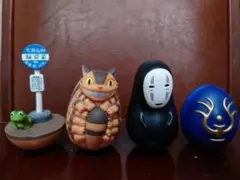 スタジオジブリ　おきあがりこぼしセット　トトロ　ラピュタ　千と千尋　フィギュア