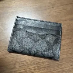 COACH カードケース黒　定期入れ