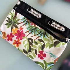 LESPORTSAC 花柄ポーチ 小型